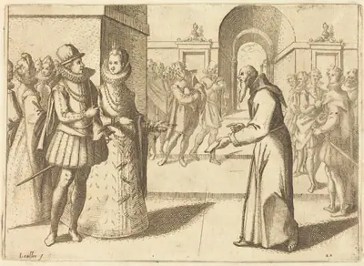 A Capucin Bringing Thanks of the King of Bavaria