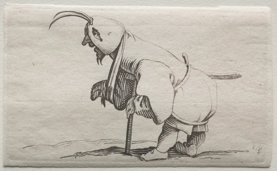 Varie figure gobbi di Iacopo Callot (Cripple with a hood) by Jacques Callot
