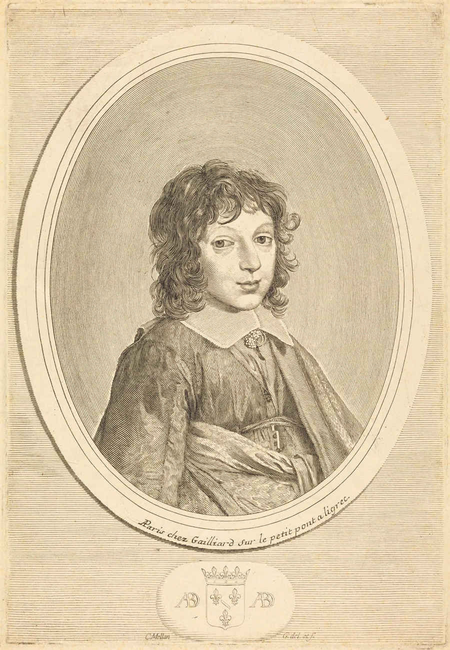 Armand de Bourbon, Prince de Condi by Claude Mellan
