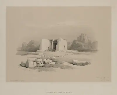 Egypt and Nubia, Volume I: Temple at Tafa in Nubia