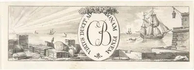 Design for a Vignette: Harbor Scene