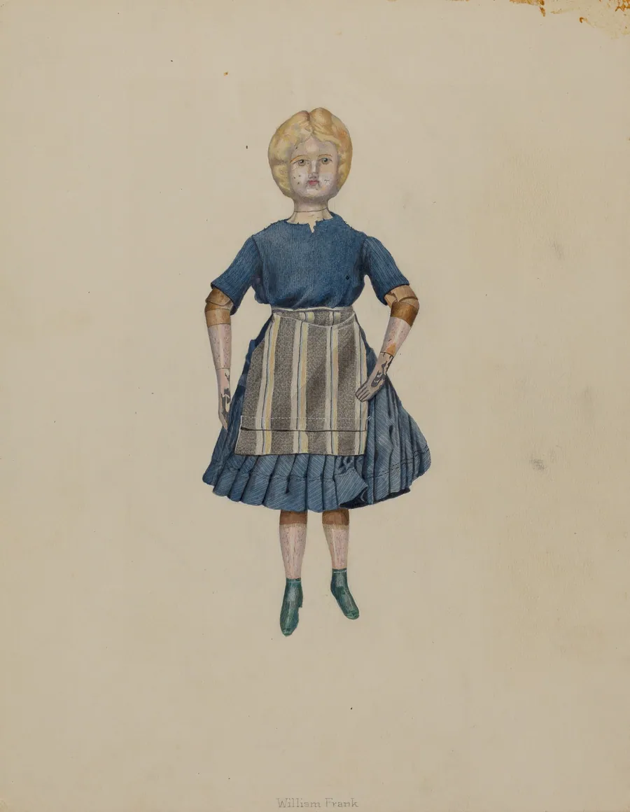 Pewter Doll by William Frank