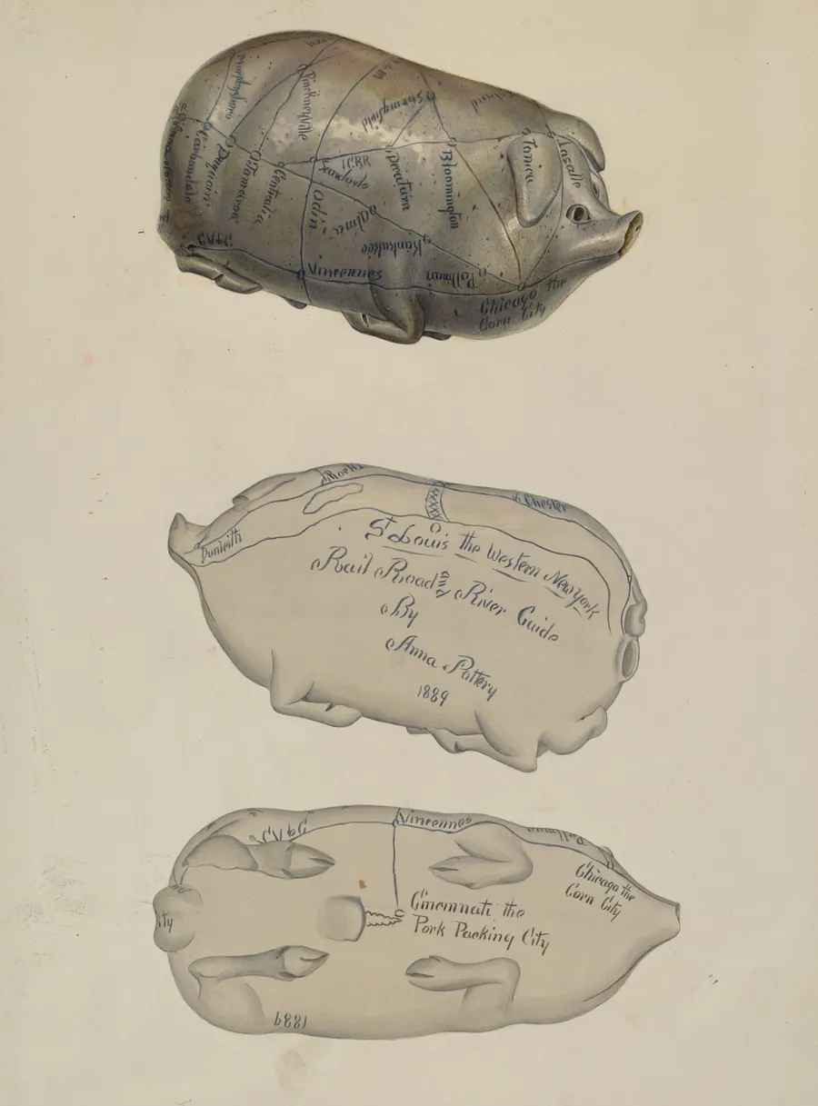 Pottery Pig by John Winters