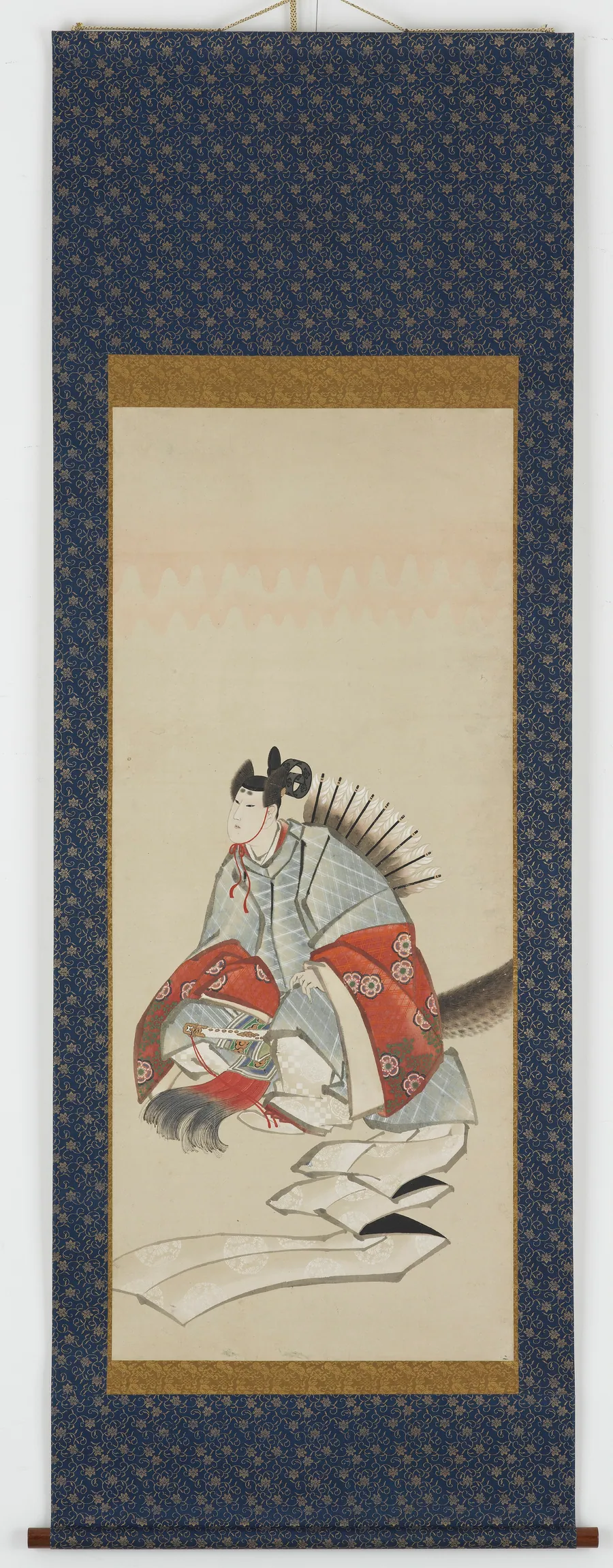 Six Immortals of Poetry: Ariwara no Narihira by Katsushika Hokusai 葛飾北斎 (1760-1849)
