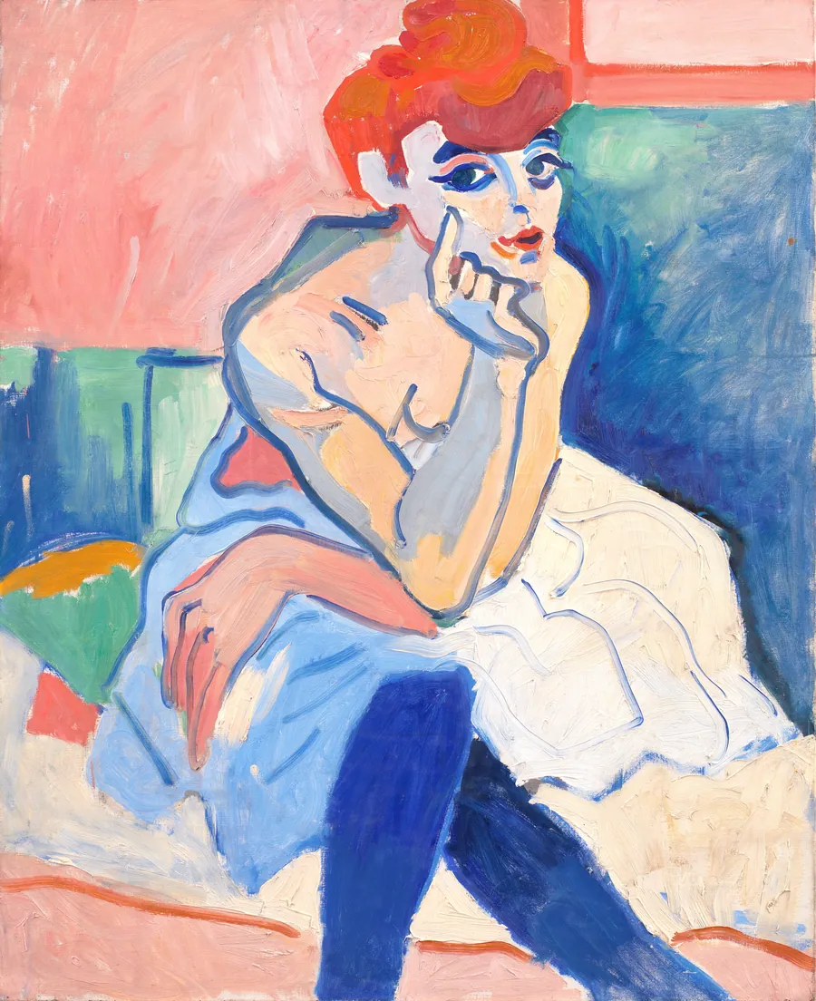 Kvinde i chemise by André Derain