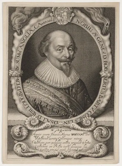 Robert Bertie, First Earl of Lindsey, Royalist, Fell at Edgehill