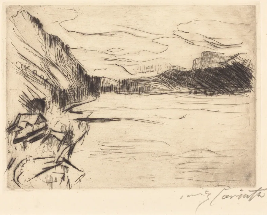 Am Walchensee (On Walchen Lake) by Lovis Corinth