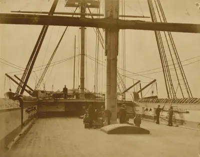 Quarterdeck of HMS “Impregnable”