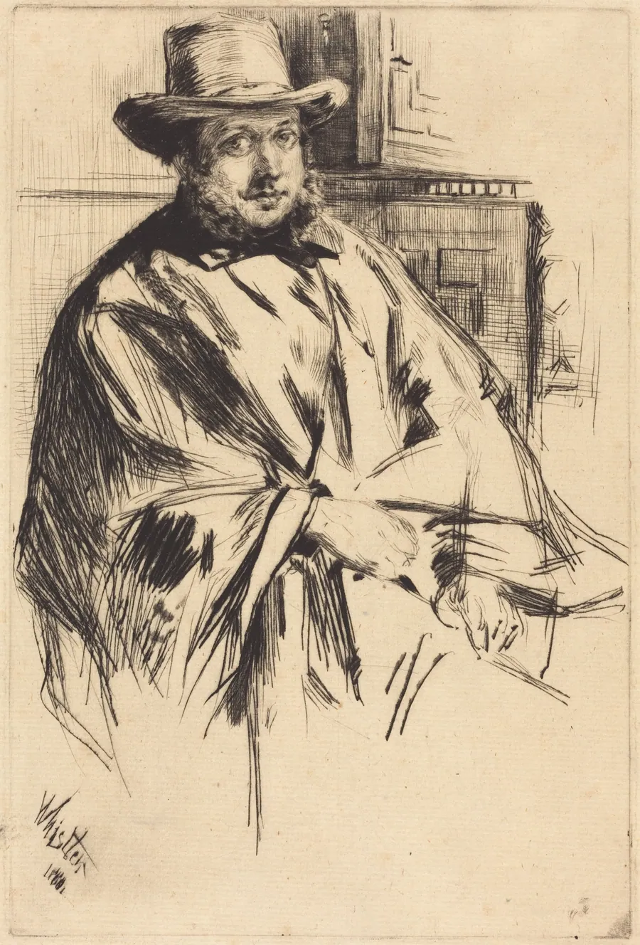 Mr. Davis (Mr. Mann) by James McNeill Whistler
