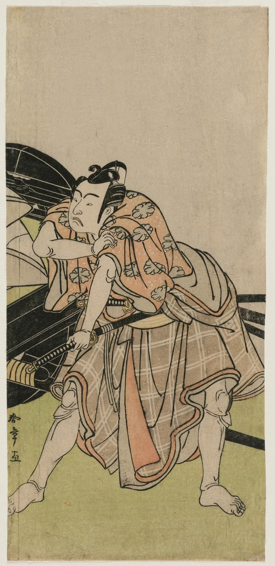 Ichikawa Yaozo II as Sakuramaru by Katsukawa Shunshō