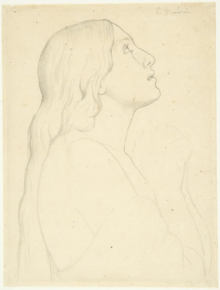 Saint Agatha by Paul Flandrin