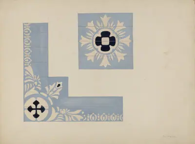 Stencil of Ceiling (Mariner's Church)