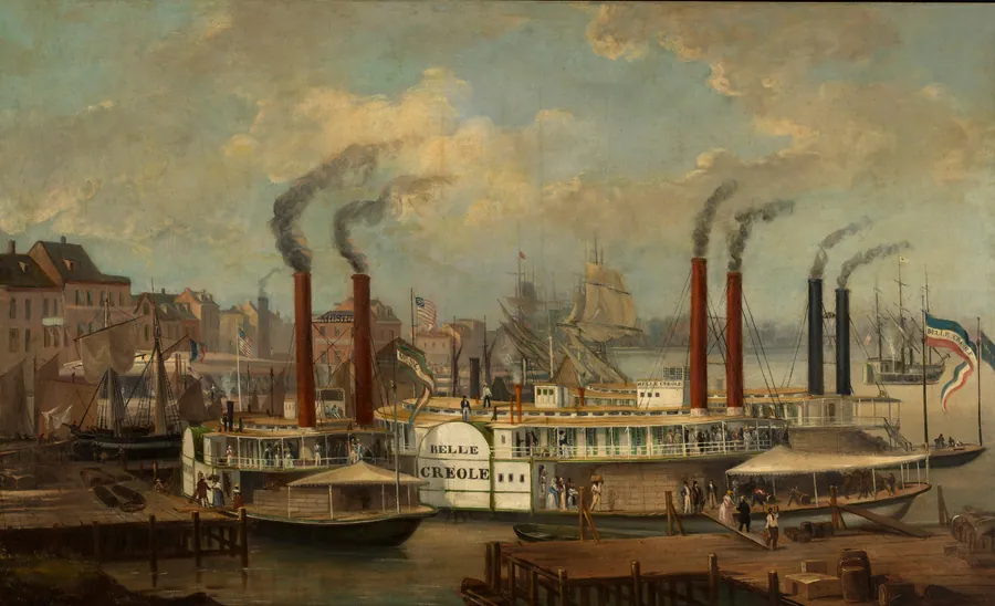 The "Belle Creole" at New Orleans by Unidentified