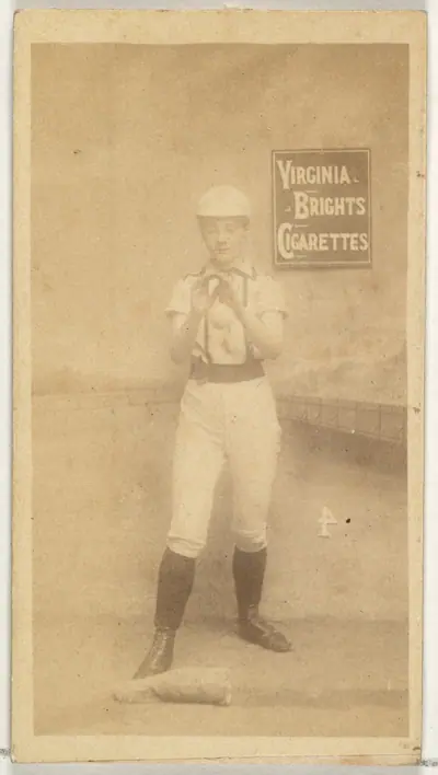 Card 4, from the Girl Baseball Players series (N48, Type 2) for Virginia Brights Cigarettes