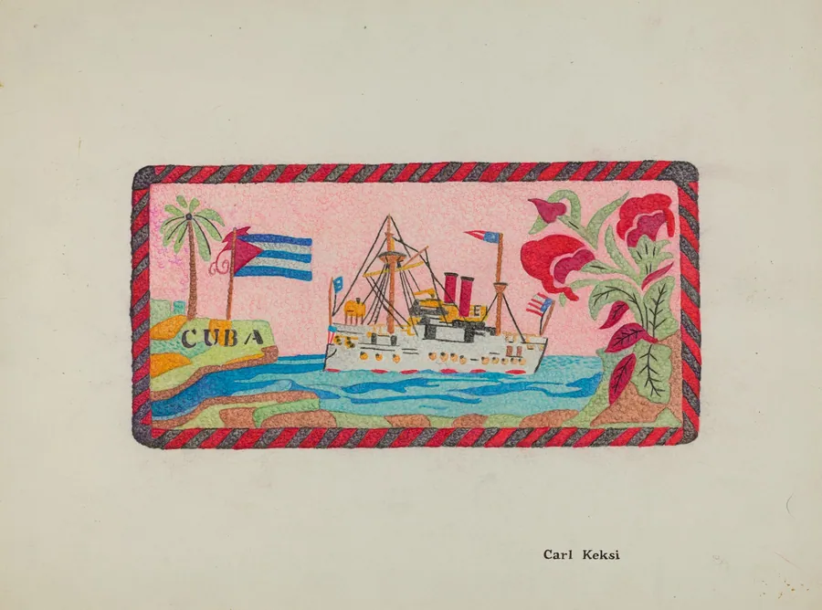 Hooked Rug by Carl Keksi
