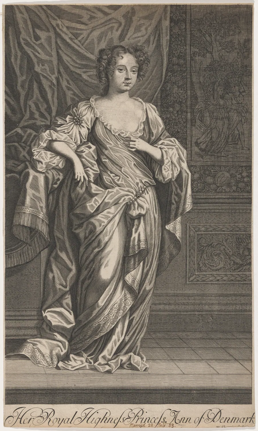 Anne of Denmark by William Sherwin