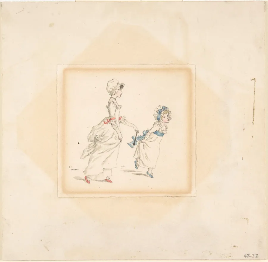 Woman and Child by Kate Greenaway