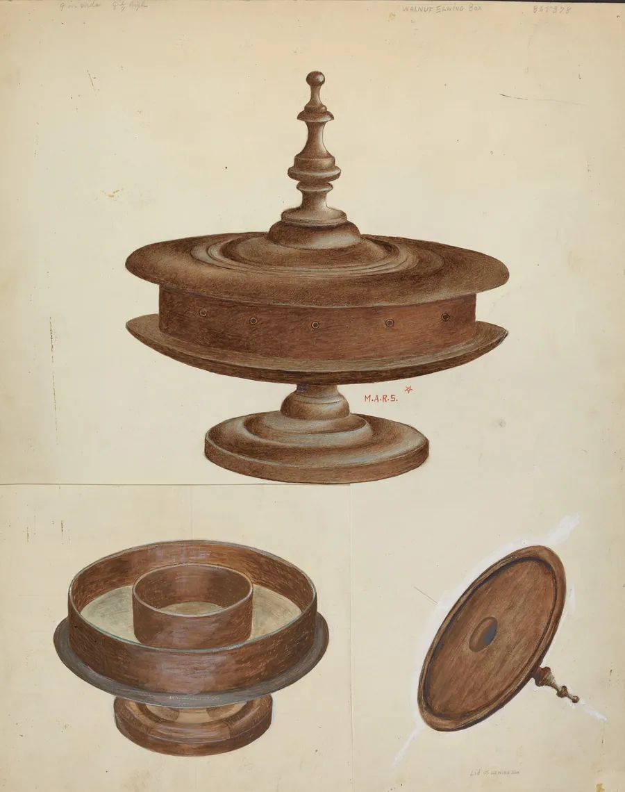 Sewing Container by Margaret Stottlemeyer