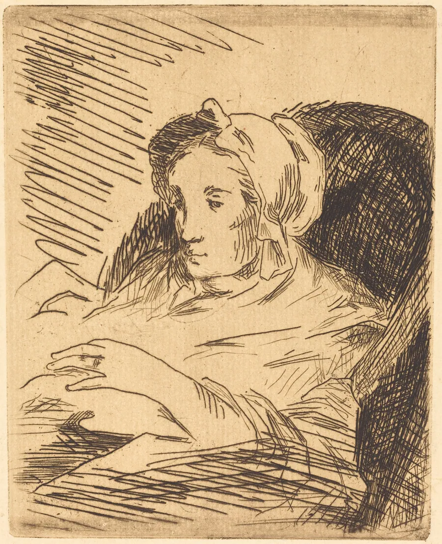 The Convalescent (La convalescente) by Edouard Manet