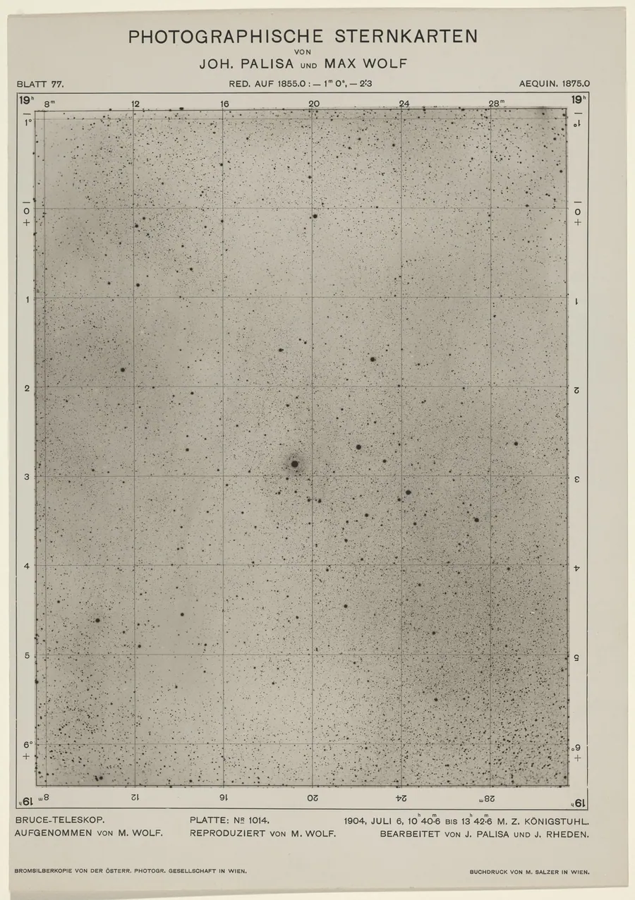 Photographische Sternkarten (July 6, 1904) by Wolf and Palisa
