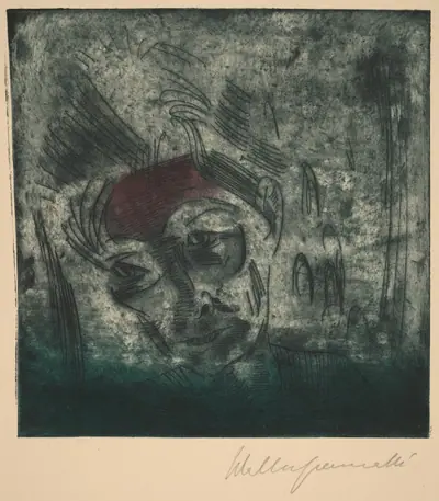 Bust of a Weary Man, Self-portrait (Ermüdender Kopf, Selbstporträt)