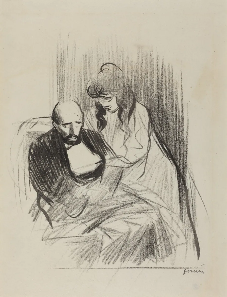 Consolation by Jean-Louis Forain