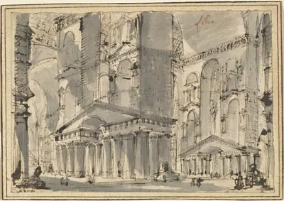Fantasy of an Ancient Bath
