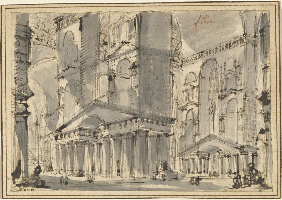 Fantasy of an Ancient Bath by Giovanni Battista Piranesi