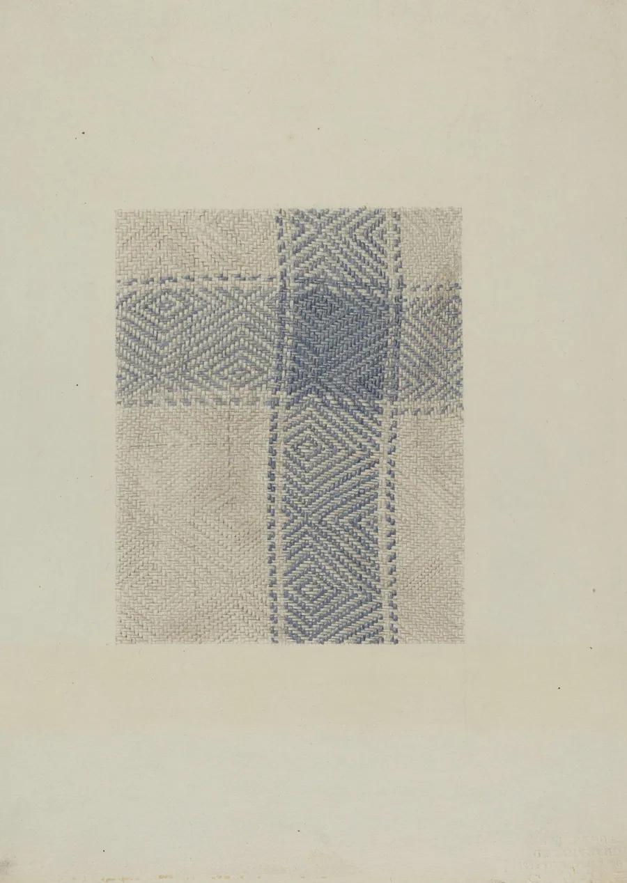 Shaker Tablecloth by Elizabeth Moutal