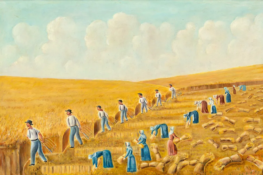 Harvesting with Grain Cradles by Stanley Mazur
