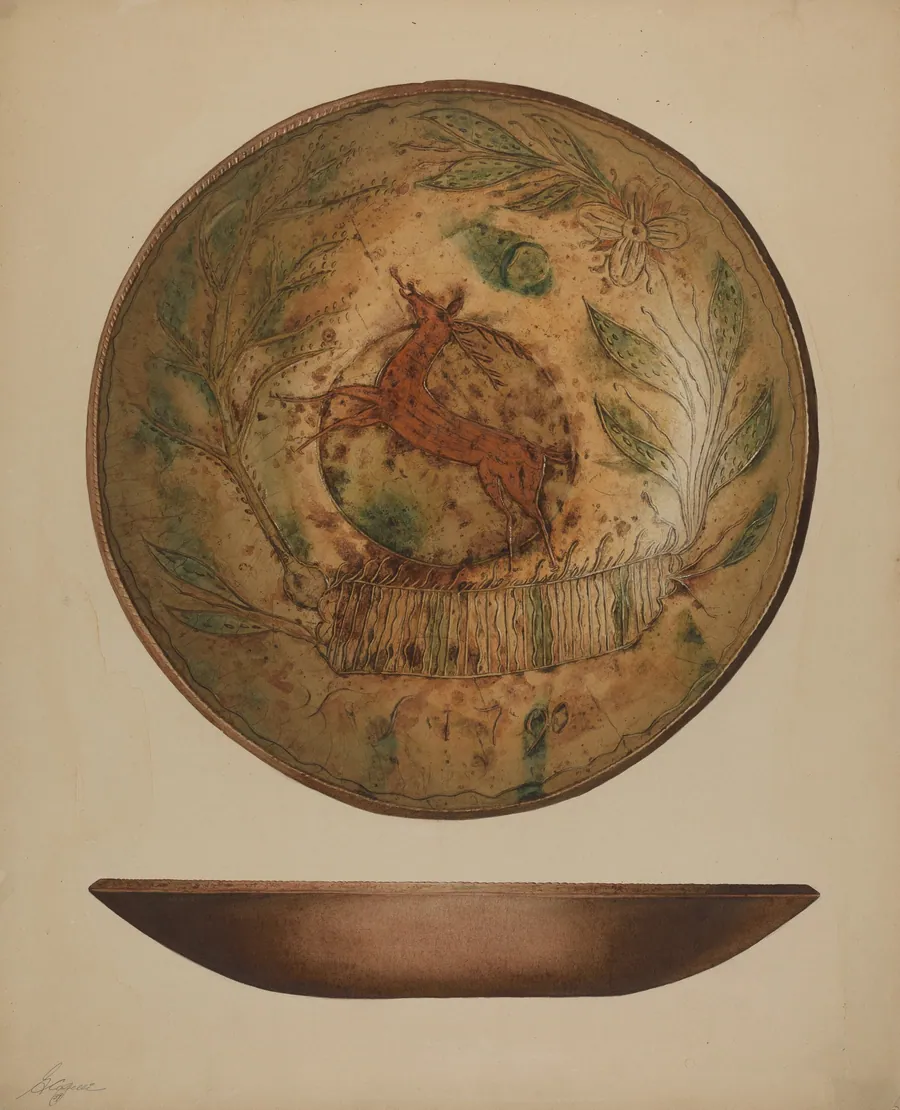 Pa. German Plate by Giacinto Capelli