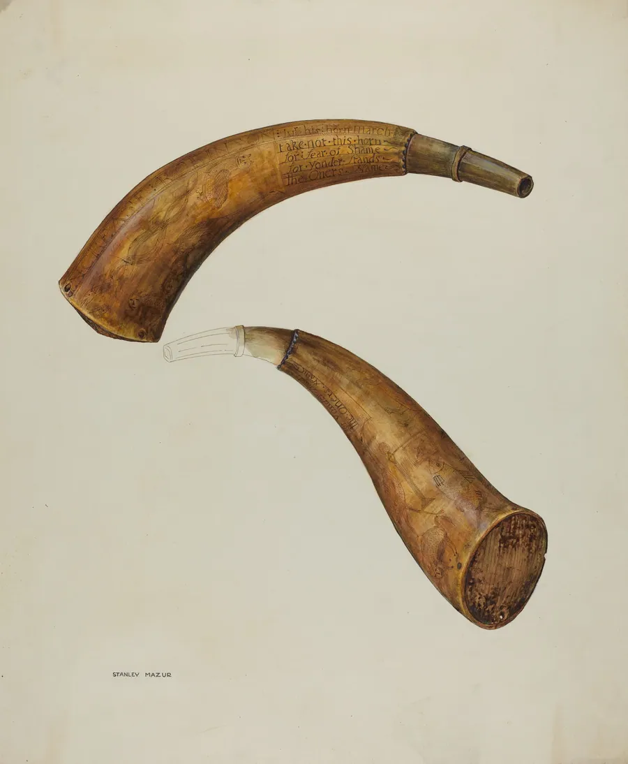 Powder Horn by Stanley Mazur