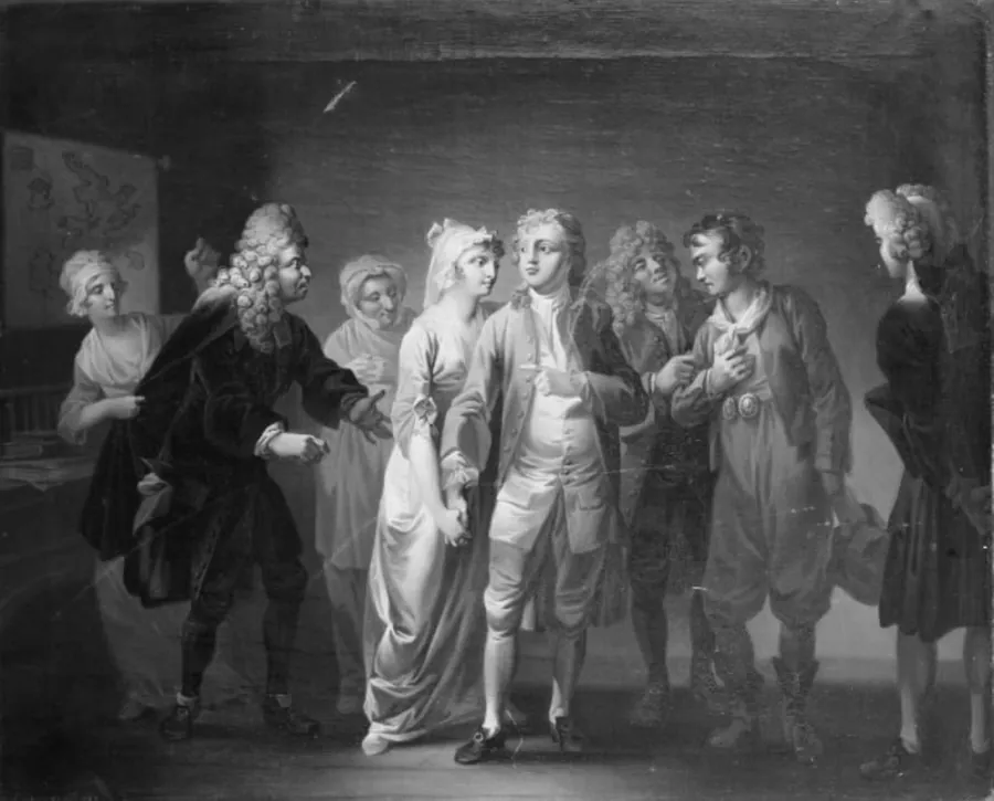 Det lykkelige Skibbrud, IV akt, 6. scene by C.A. Lorentzen