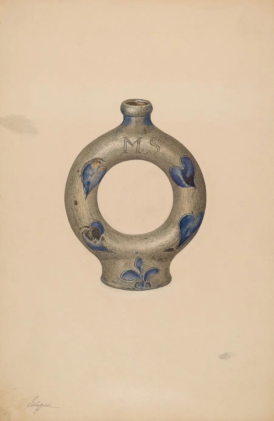 Ring Bottle by Giacinto Capelli