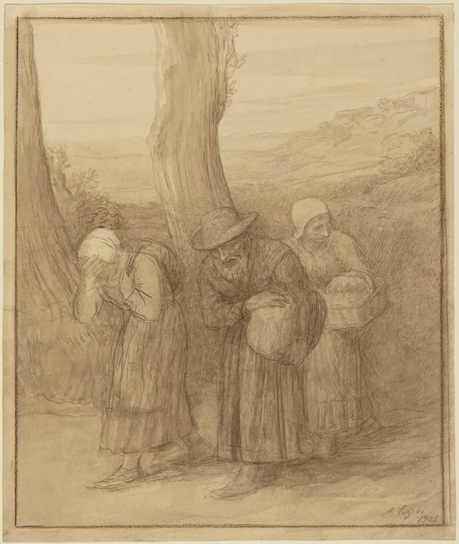 The Departure by Alphonse Legros