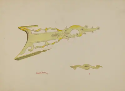 Patch Pocket, Butt Plate & Stock on Ky. Rifle
