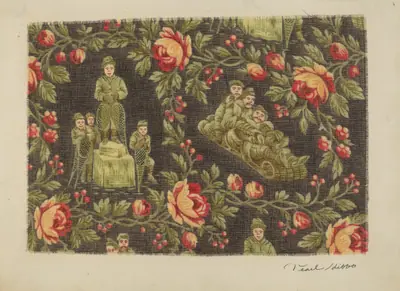 Printed Cotton (Winter Sports)