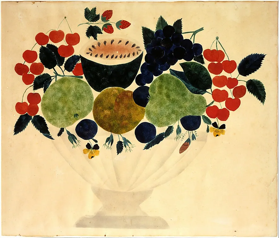 Bowl of Fruit by American 19th Century
