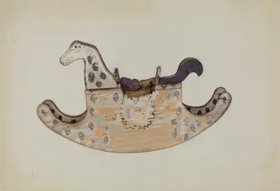 Wooden Rocking Horse