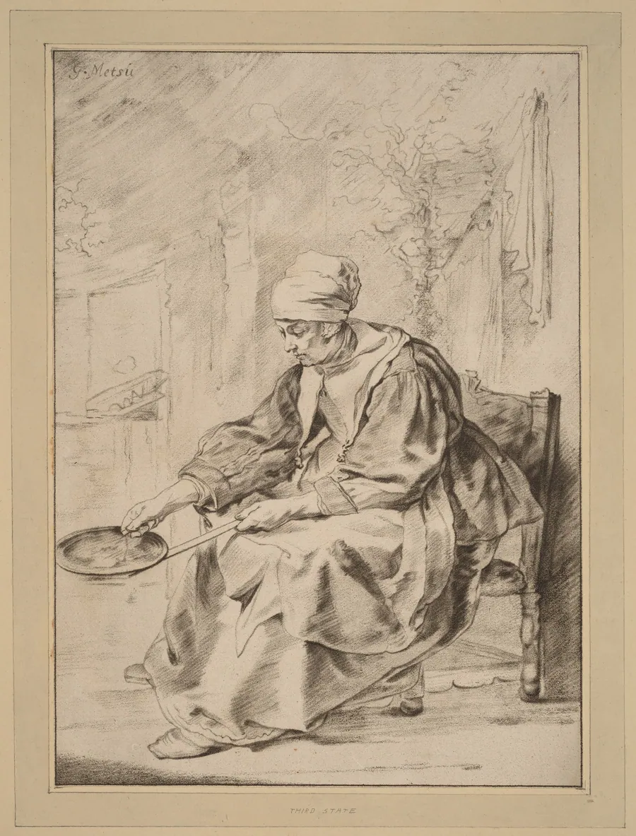 Pancake Woman by Cornelis Ploos van Amstel