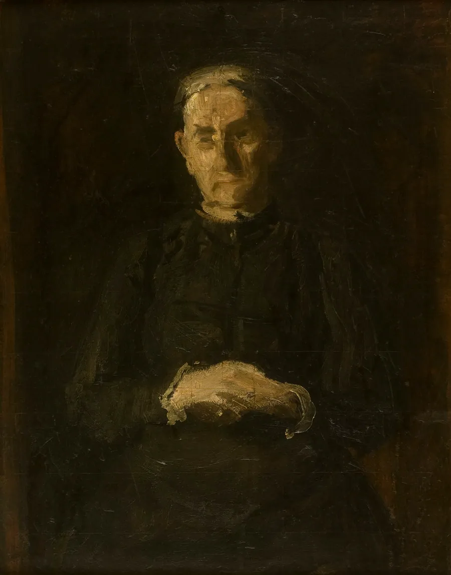 Study for "Portrait of Mrs. Elizabeth Duane Gillespie" by Thomas Eakins, American, b. Philadelphia, Pennsylvania, 1844–1916