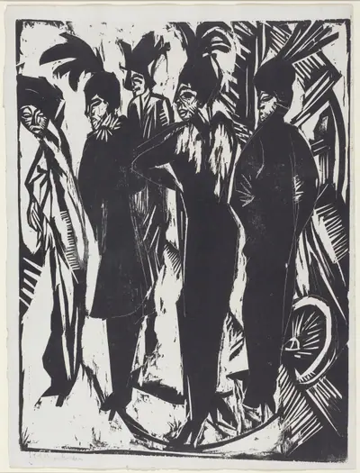 Five Women on the Street