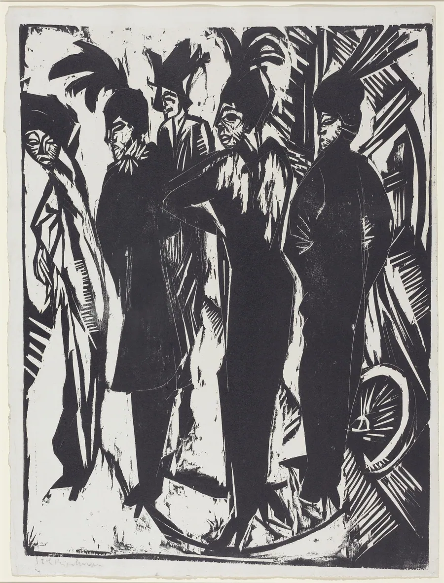 Five Women on the Street by Ernst Ludwig Kirchner