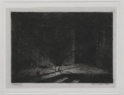 The Boat Trip: Interior of an Inn (The Corridor of an Inn)