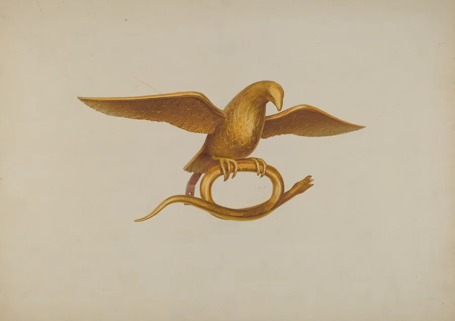 Ornamental Carving: Eagle and Snake by Alfred H. Smith