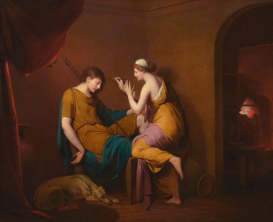 The Corinthian Maid by Joseph Wright