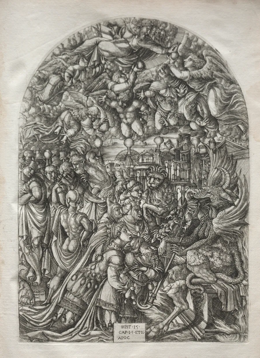 The Apocalypse:  The Woman Clothed with the Sun by Jean Duvet