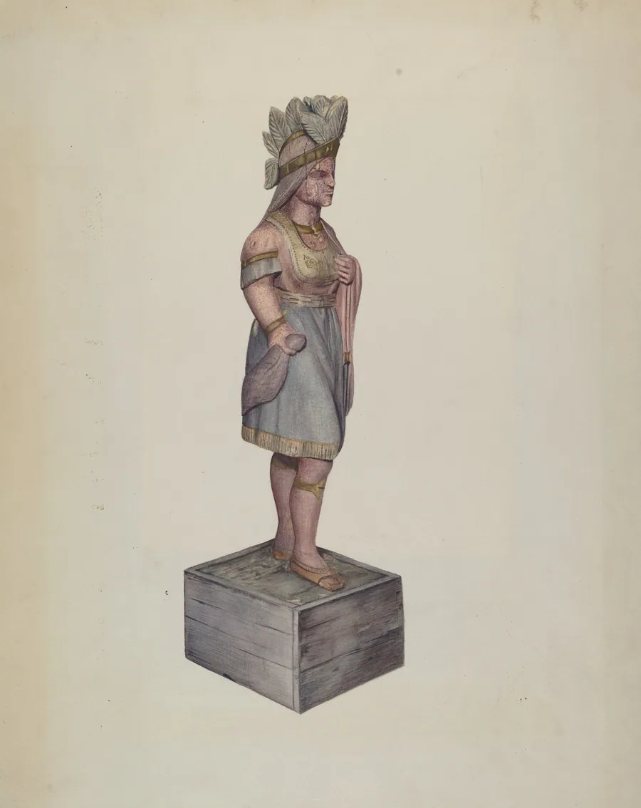 Cigar Store Indian by Alice Stearns