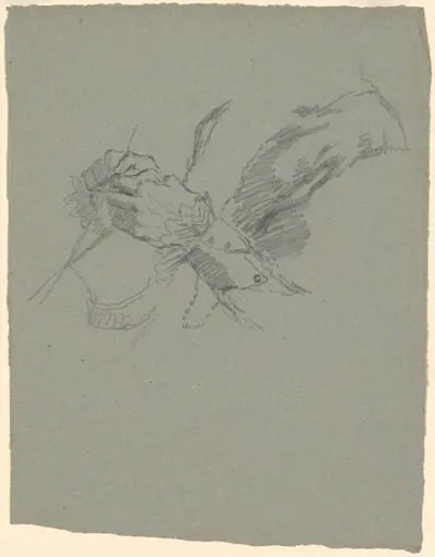 Study of Hands Knitting [recto]