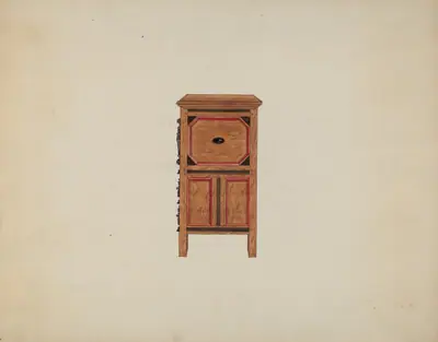 Side View of Hartford Chest